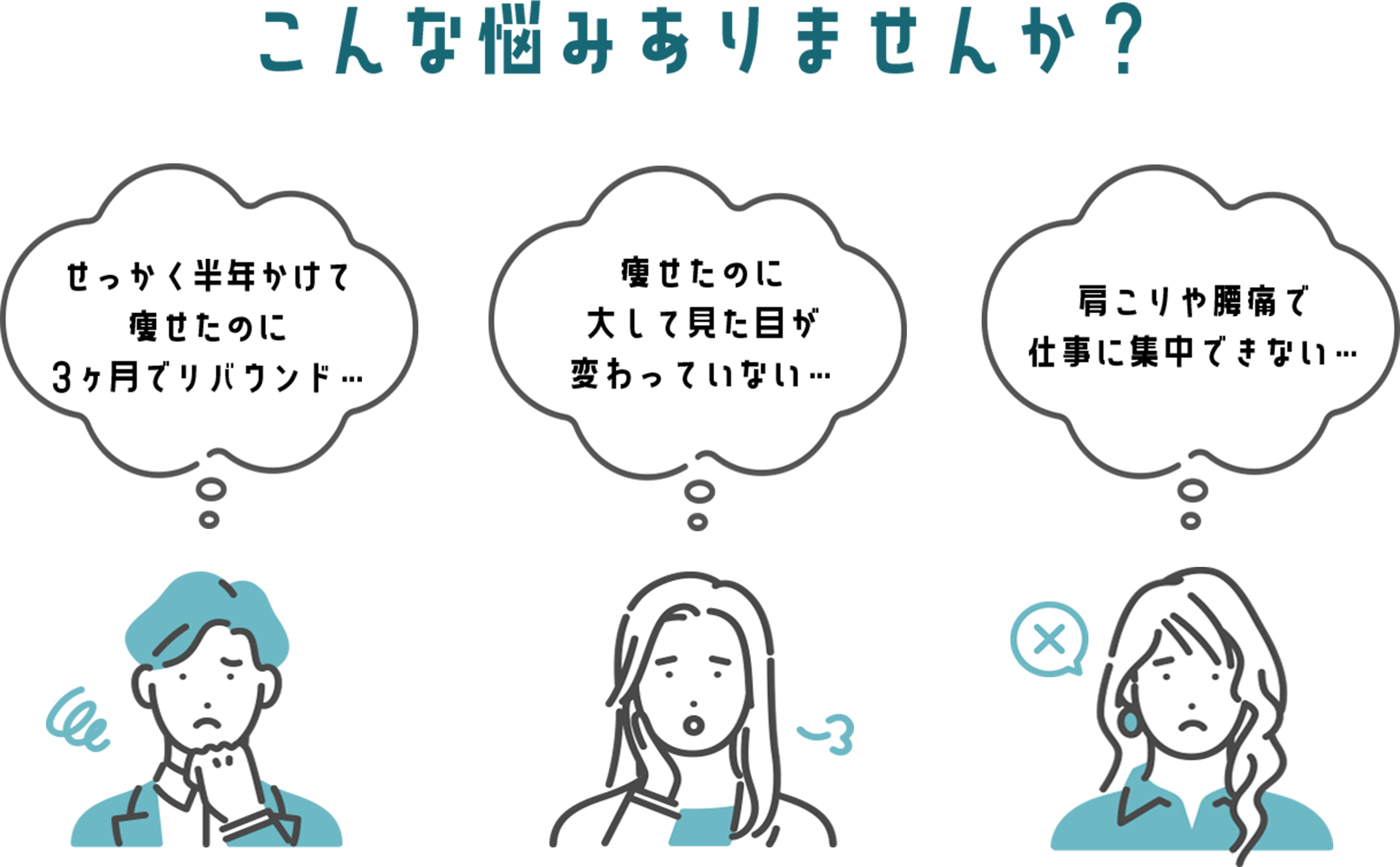 こんな悩みありませんか？