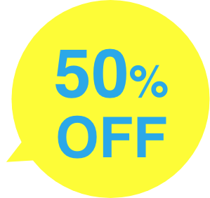 50%OFF