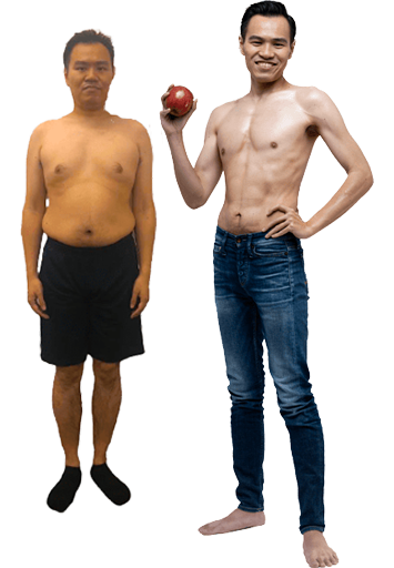 アップルジムのビフォーアフター 男性