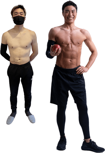 アップルジムのビフォーアフター 男性