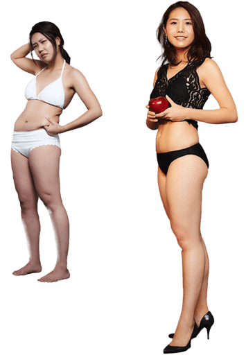 アップルジムのビフォーアフター 女性