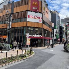 Apple GYM（アップルジム）恵比寿店までの道のり（JR線）2マクドナルドの手前の道を左へ進んでください。