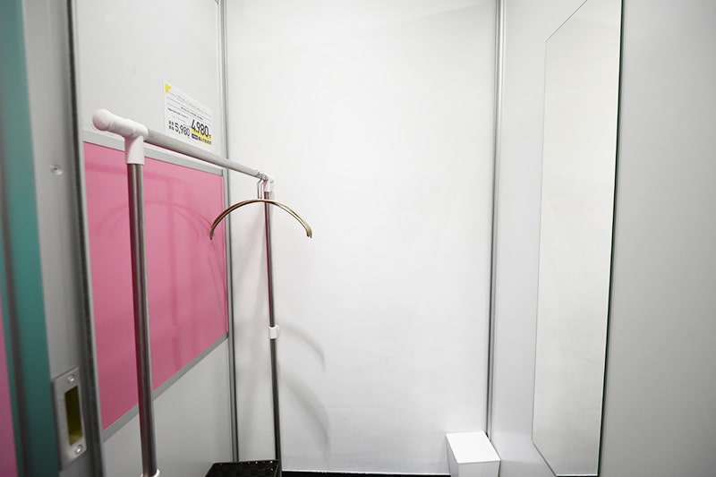 Apple GYM（アップルジム）銀座店では、プライバシーの守られた広々と使える更衣室をご用意しております。