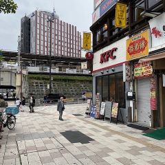 Apple GYM（アップルジム）五反田店までの道のり（都営浅草線）3-2線路に沿って進んでください。