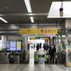 Apple GYM（アップルジム）東中野店までの道のり（JR線）1東中野駅西口に出てください。