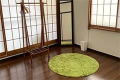 Apple GYM（アップルジム）下北沢店の更衣室は広々とプライバシーが守られた空間になっています。
