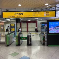 Apple GYM（アップルジム）上野店までの道のり（JR線）1-1上野駅入谷改札を出てください。