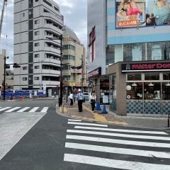 Apple GYM（アップルジム）亀有店までの道のり（常磐線）3./交差点を直進します。