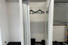 広々と使える更衣室